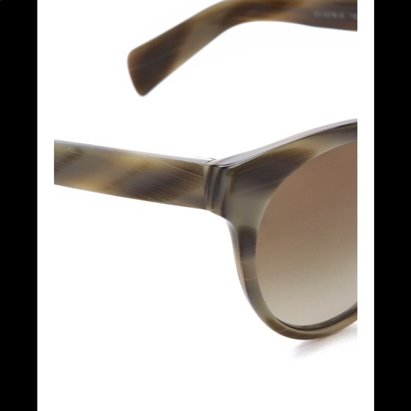 Oliver Peoples Alivia Sunglasses - Brownish Green - Picture 2 of 5